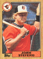 1987 Topps Baseball Cards      563     John Stefero